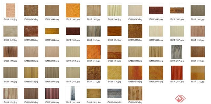木材、旧木材、木材皮3d、su材质贴图