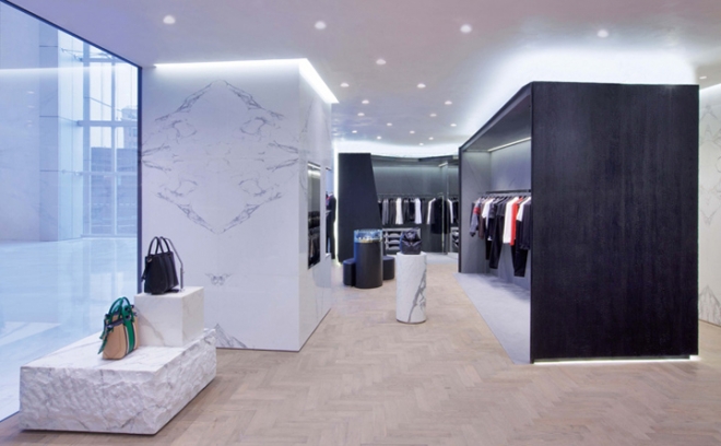 中国上海纪梵希旗舰店设计-服装店展示台-设计