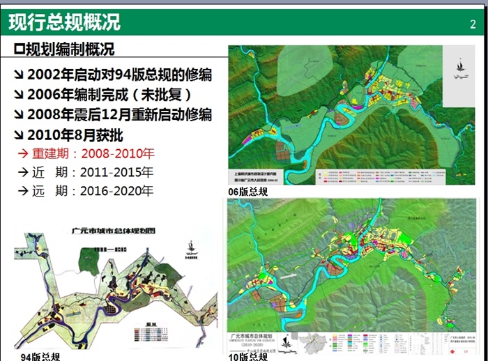 广元城市总体规划2010-2020实施评估设计方案高清文本