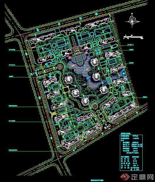 住宅小区规划平面图(jpg,cad)[原创]