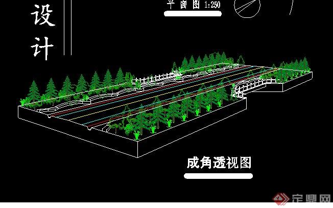 郊野道路绿化设计CAD方案[原创]