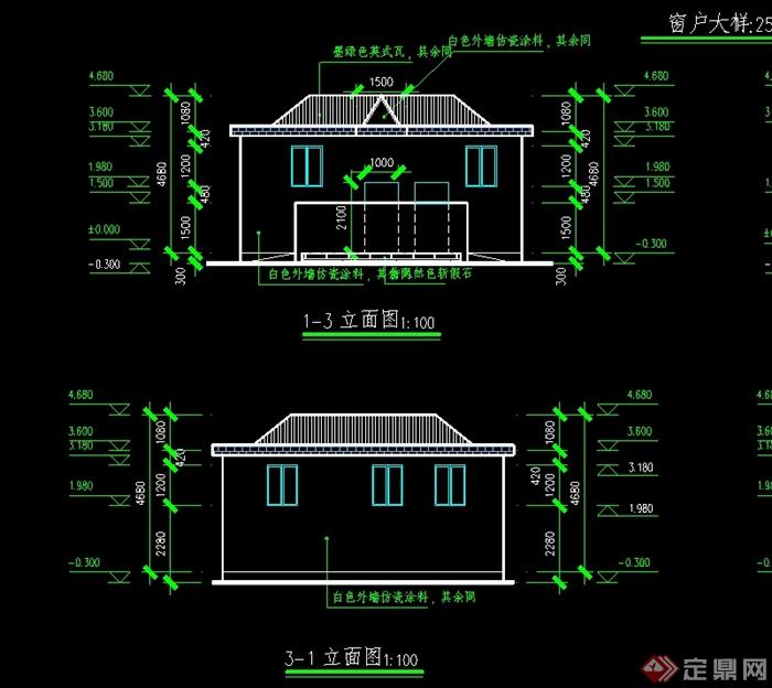 某美式风格公共厕所设计cad施工图[原创]