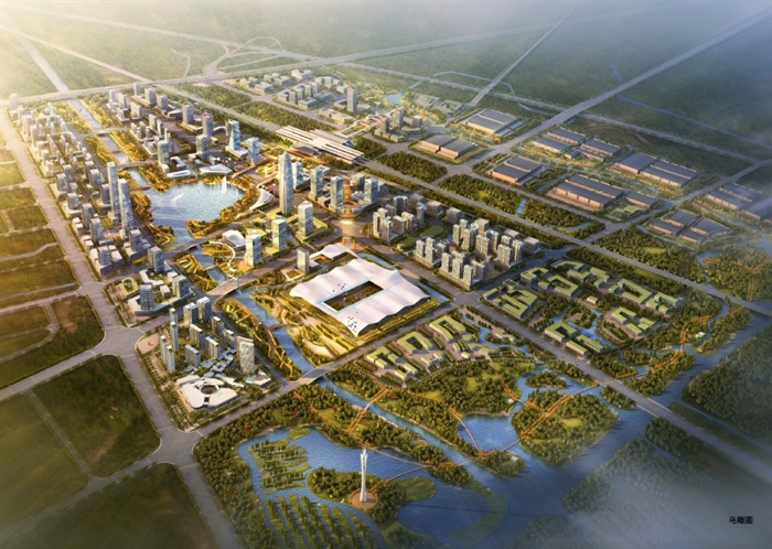 嘉兴国际商务区核心区城市景观规划设计PDF