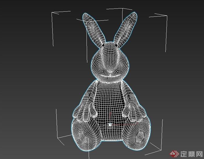 某兔子小品素材设计3d模型[原创]