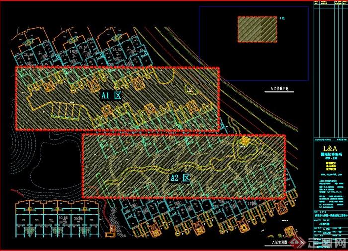 南京某别墅区景观设计CAD施工图(2)