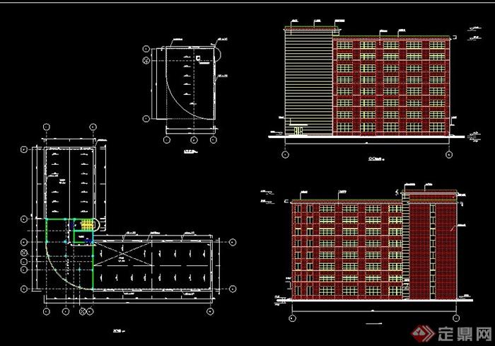 某8层框架办公楼毕业设计(含建筑结构图及计算书)(1)