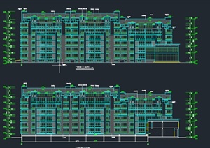 现代某小高层住宅建筑设计CAD施工图