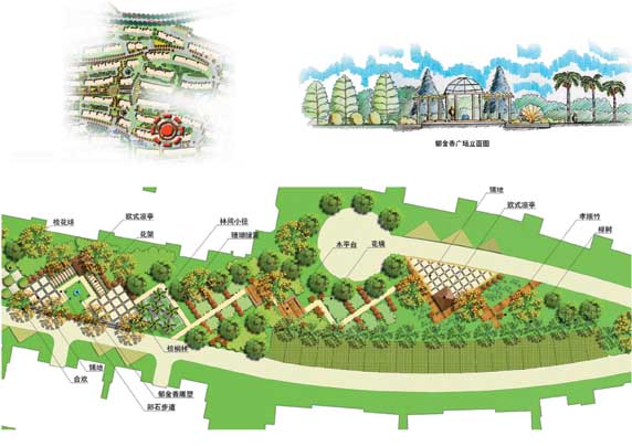 公园设计,公共绿地,公园规划
