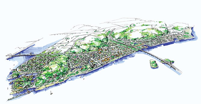 滨水景观,城市规划,城市设计