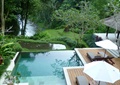 泳池,水池,平台,庭院景观