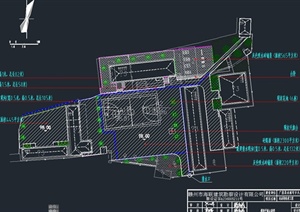 某地中学校园绿化规划设计CAD详图