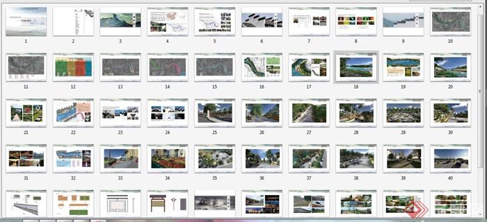 某滨河景观风光带规划设计方案文本(8)