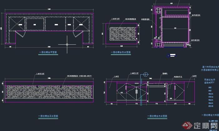 大型自助式KTV空间装修设计CAD施工图（含效果）(6)