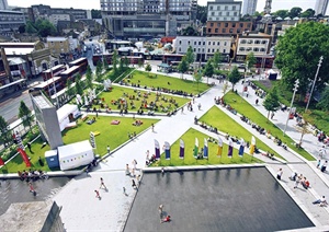 亲水公共空间：伍尔维奇广场实景图