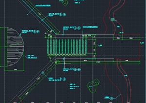 园林景观节点景观平桥设计CAD施工图