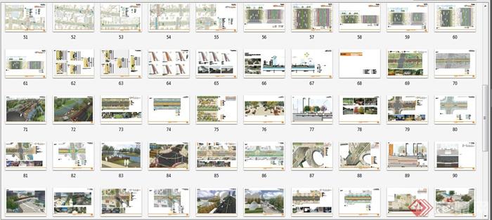 某景观大道道路景观设计方案文本(8)