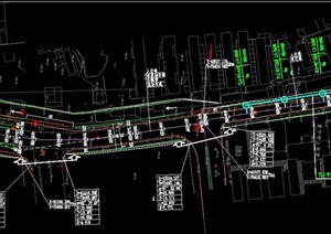某城市道路照明平面设计方案图