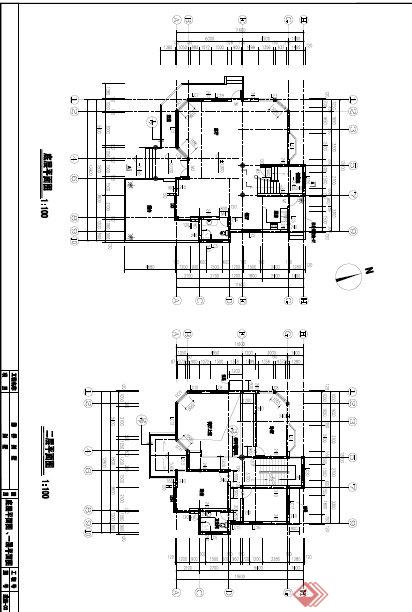 55套别墅建筑设计施工图（含效果图）(2)