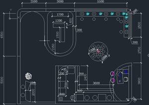 戴尔电脑展厅装修设计CAD图