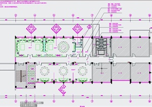 某多层海马餐厅设计CAD施工图