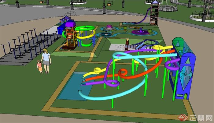 某学校广场景观设计JPG方案图与SU模型(8)