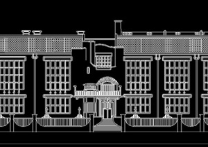 107个多种风格世界著名建筑设计CAD图（dxf格式）