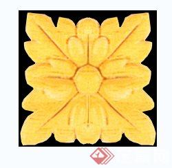 11张木纹雕花材质贴图TIF格式(3)