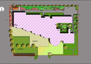 某地幼儿园园林景观设计CAD方案图