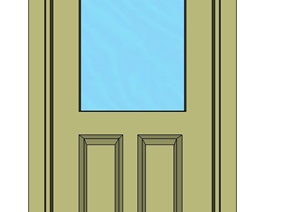 室内节点门窗、门把手设计SU(草图大师)模型
