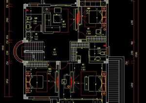 某欧式风格住宅空间家装设计CAD施工图