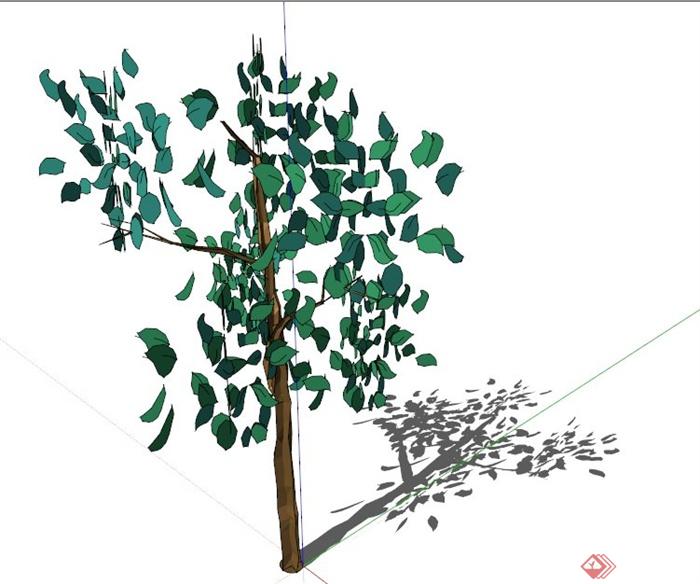 70个植物树木SU素材模型(1)