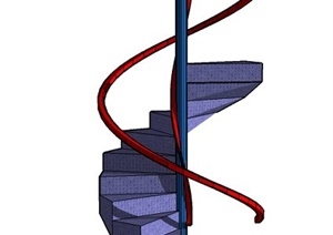 40款建筑构件楼梯设计SU(草图大师)模型