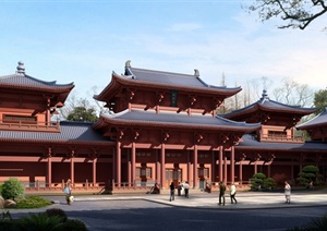 某古典中式寺院3dmax模型