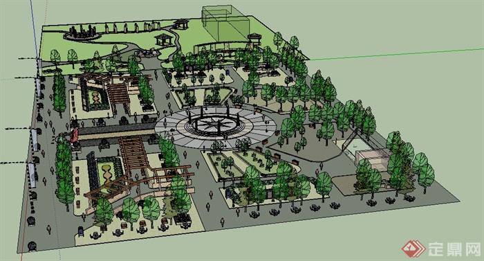 某学校校园景观规划毕业设计(6)