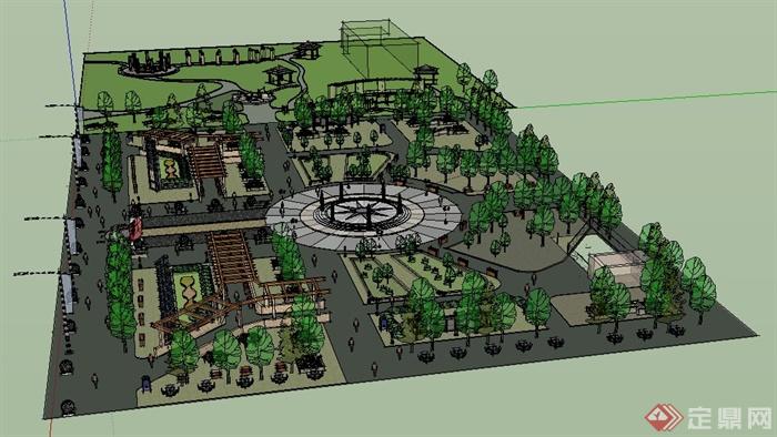某学校校园景观规划毕业设计(7)