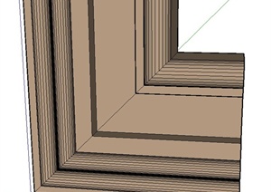 建筑构件窗套设计SU(草图大师)模型
