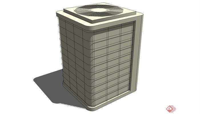 多个建筑构件暖通su模型(1)