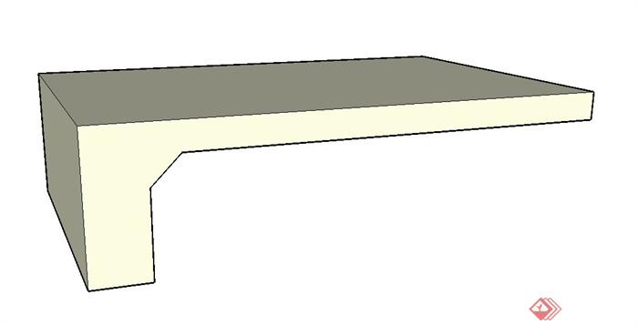 18款建筑构 墙脚设计SU模型(1)