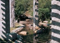 廊架柱,河流水景,自然石,卵石水沟,卵石路牙