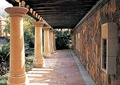 廊架,长廊,景观柱,石材铺装