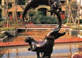 雕塑水景,动物雕塑,雕塑小品,雕塑,水景水池,汀步桥