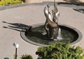 喷泉水景,喷泉水池,雕塑水景,抽象雕塑,小品