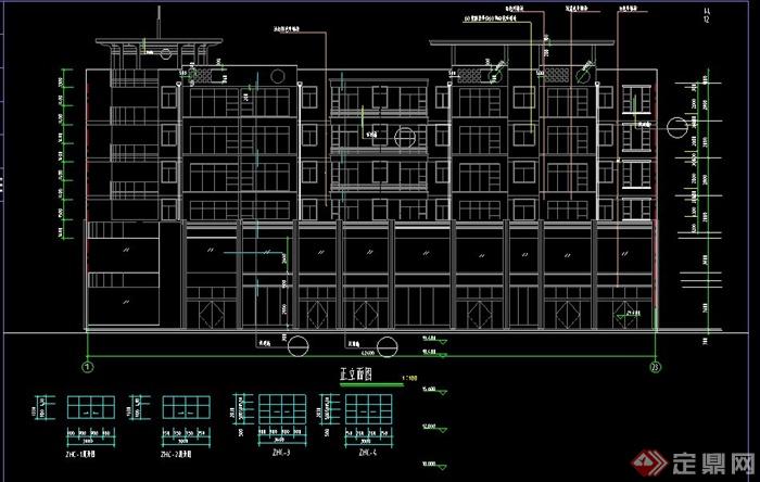 11 某商住楼建筑设计CAD全套施工图(1)
