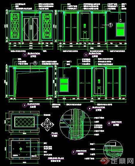 15款电梯间室内设计立面图集(1)
