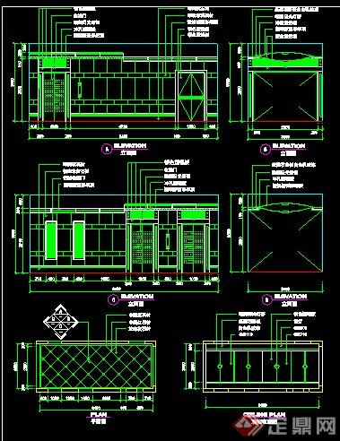 15款电梯间室内设计立面图集(2)