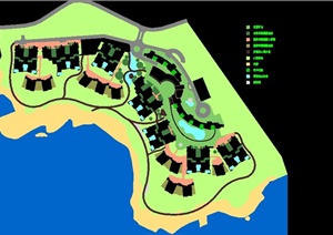 现代山地居住区规划设计方案图