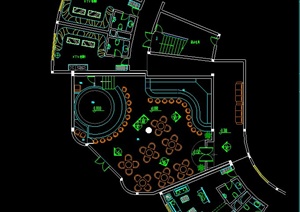现代某娱乐空间夜总会室内装修设计CAD施工图