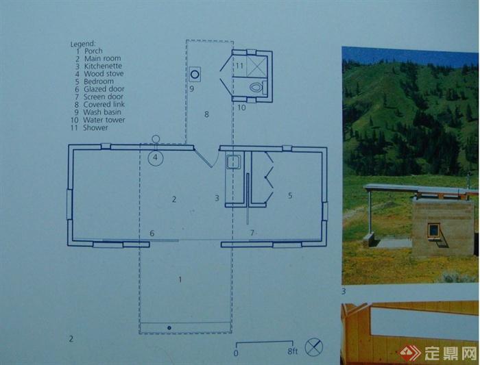 某山地单层住宅建筑室内布置JPG图(4)