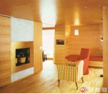 某两层木质度假别墅建筑设计JPG图(4)