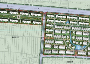 某住宅小区绿化景观规划设计PSD方案图